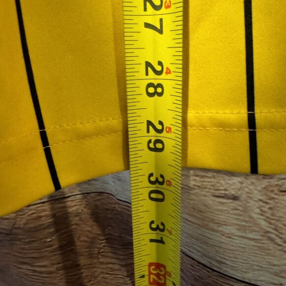 USA Soccer Federation Referee Jersey Medium Yellow / Black Official Sports - Picture 6 of 7